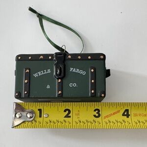 Wells Fargo Green Miniature Trunk Ornament